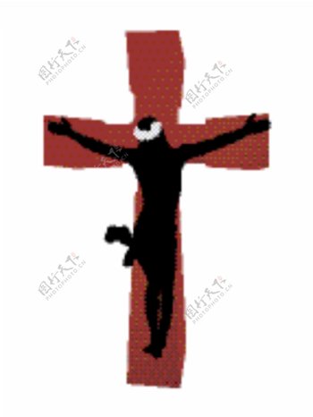 耶稣在十字架上