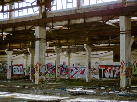 废弃的老工厂