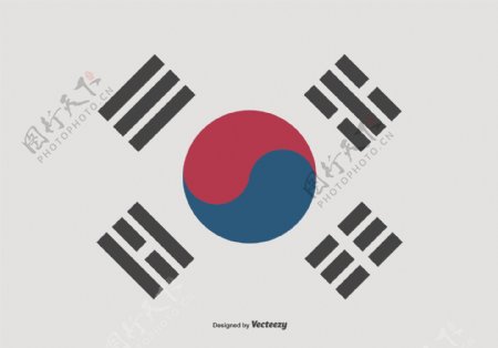 垃圾韩国国旗