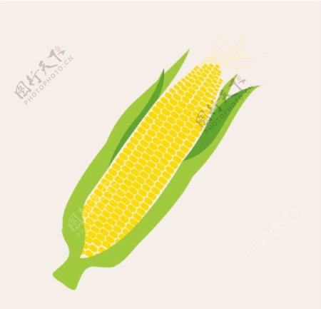 卡通玉米