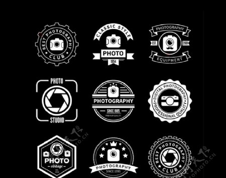 复古相机logo
