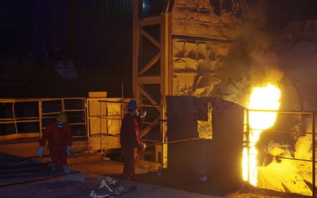 炼钢厂工业摄影