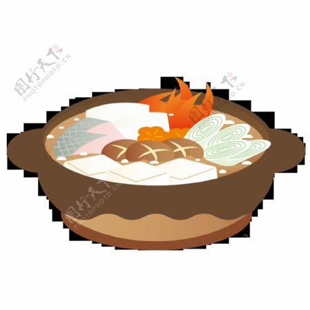 砂锅食物素材图片