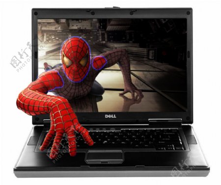 蜘蛛侠从电脑里爬出来