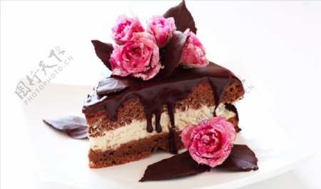 巧克力玫瑰蛋糕
