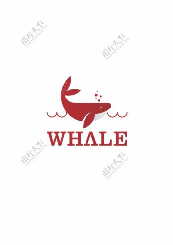 鲸鱼logo设计