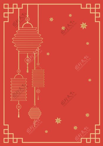新年春节海报背景