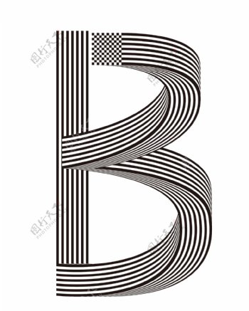 BB字母设计创意字体设计