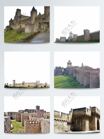 欧洲壮阔文明古代城楼城墙