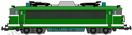 绿皮列车PNG元素
