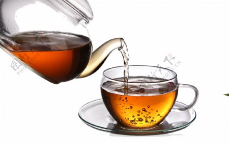 清新简约玻璃茶具产品实物
