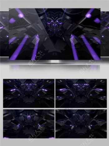 紫色幻影光束动态视频素材