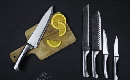 柠檬和刀具