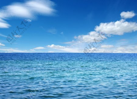 微波粼粼浪花大海风景海浪