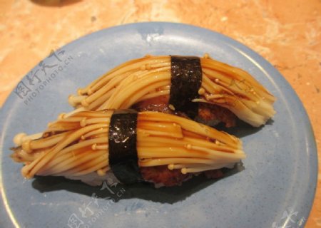金针菇鳗鱼寿司