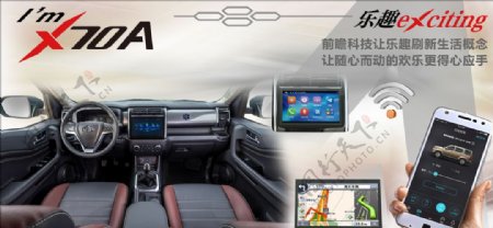 长安X70A宣传画面