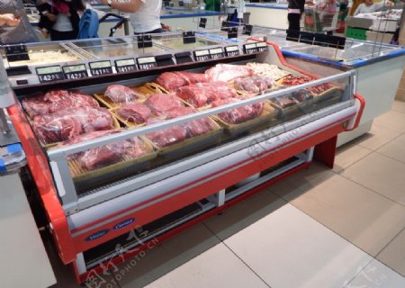 肉食柜展示柜高档超市专