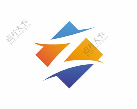 蓝色企业类型logo工业通用型logo