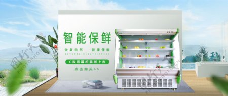 冷柜冰箱保鲜柜冰柜海报