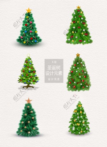 圣诞节圣诞树设计元素