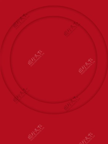 简约红色圆环新年背景设计