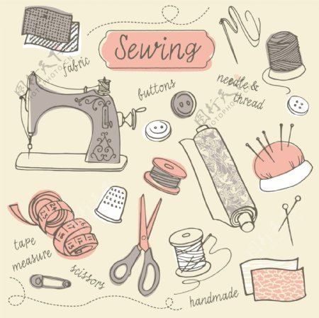 针线包手工布艺缝纫服装制作工具