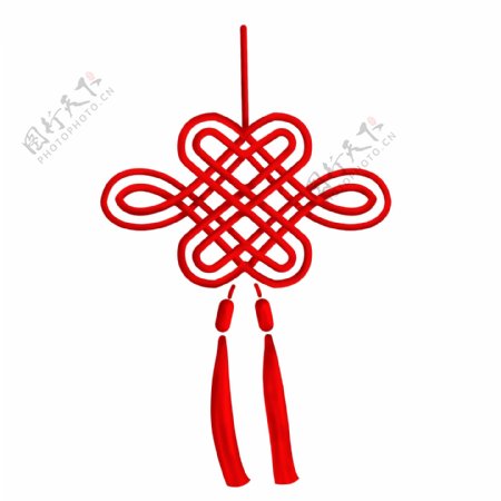 中国结喜庆传统红色结婚同心结吊饰