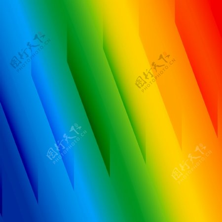 彩虹色斜纹无缝背景矢量素材