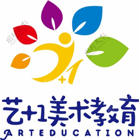 儿童美术教育logo