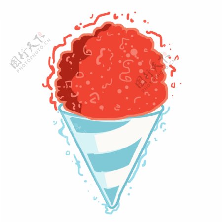 卡通冰淇淋设计素材