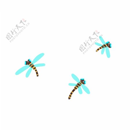 小蜻蜓装饰图案设计