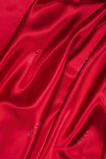 红色丝绸纹理背景