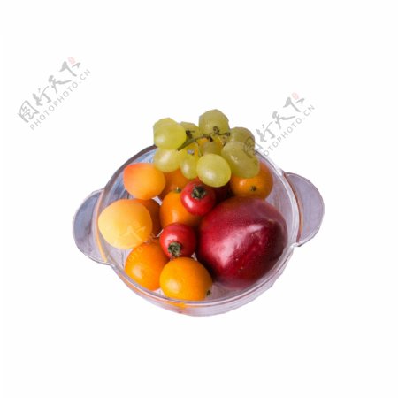 果盘里的水果