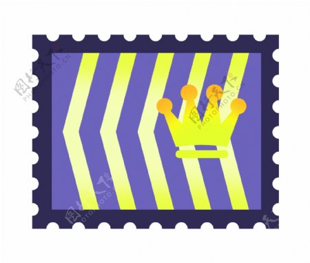 皇冠蓝色邮票