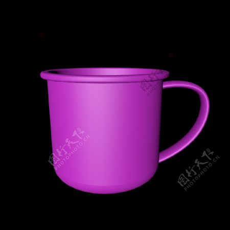 粉色卡通茶缸