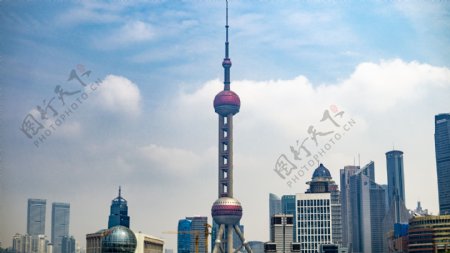 上海地标性建筑风景东方明珠
