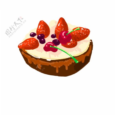草莓水果美食