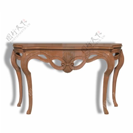 欧式家具实木的欧式墙桌