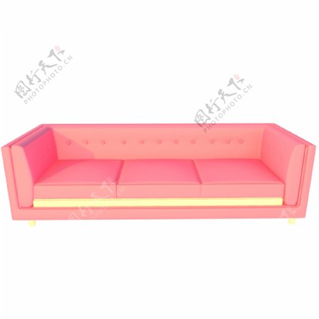粉色时尚沙发
