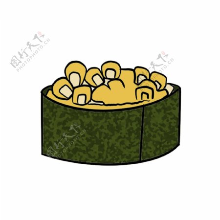 日式玉米粒寿司插图