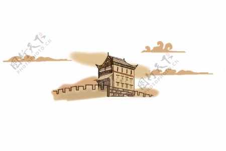 中式造型房屋