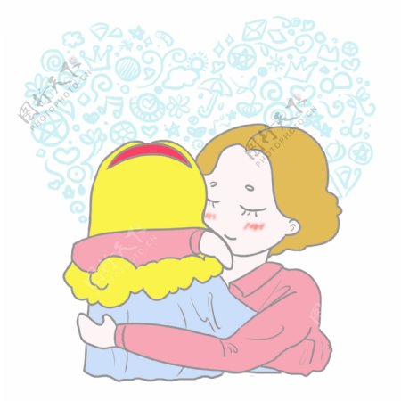 母亲节之母亲的拥抱