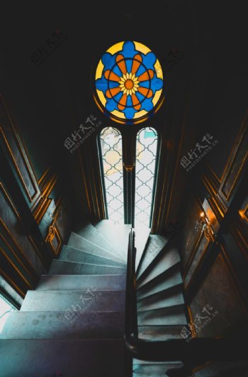 教堂内部楼梯