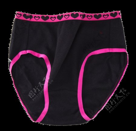 一条黑粉色的少女内裤
