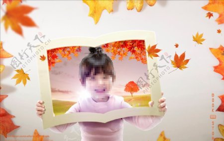儿童创意秋季海报