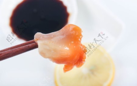 新鲜赤贝刺身日式料理