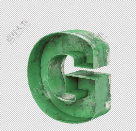 3D立体字母G