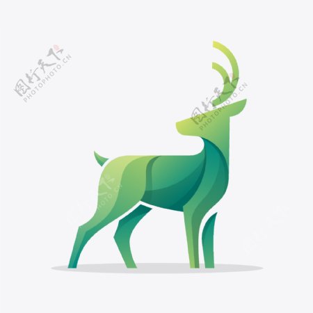 创意鹿标志设计