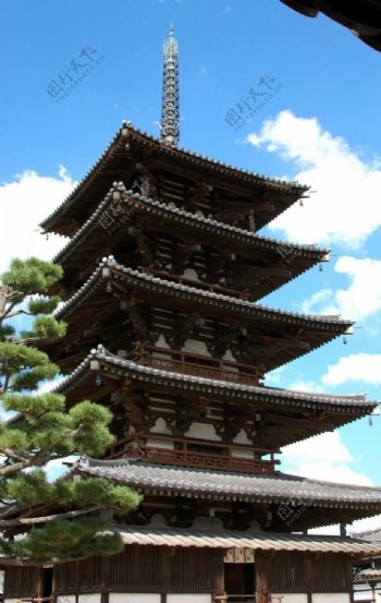 日本古建阁楼