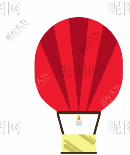 热气球UI标识标志